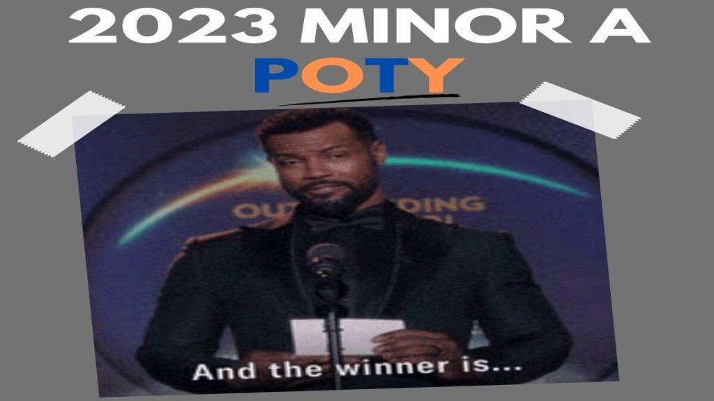 and the 2023 Minor A Hurler of the year is