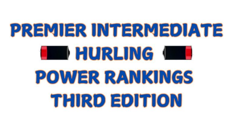 Tipperary Premier Intermediate Club Hurling Power Rankings